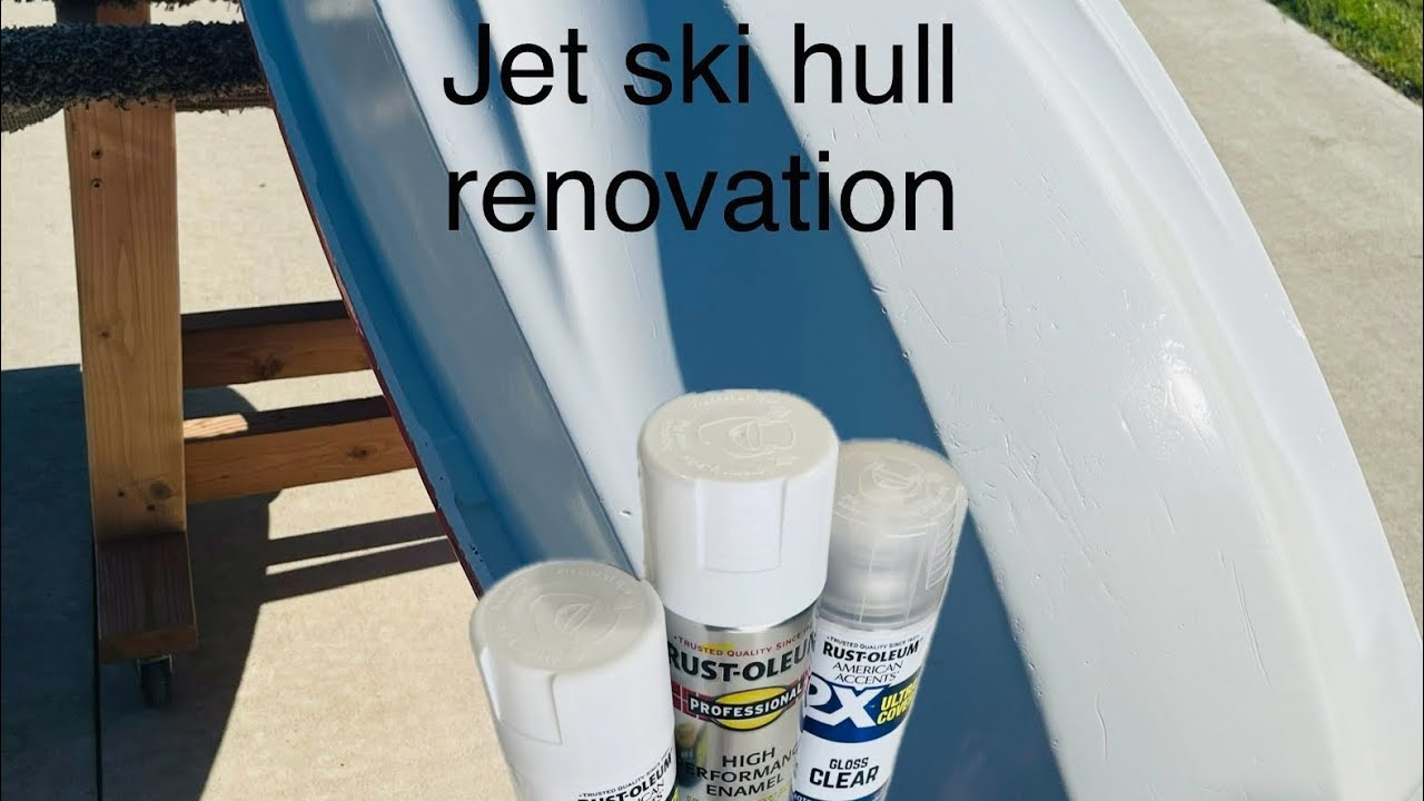 Jet ski hull painting and finishing DIY