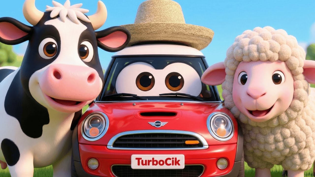 MÖÖ MÖÖ! 🐮 TurboCik ile Çiftlik Hayvanları Şarkısı ve Sesleri 🚜 (Eğitici Çizgi Film)