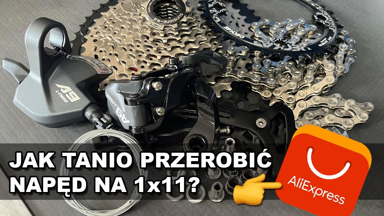 Jak tanio przerobić napęd na 1x11 - tani zestaw LTWOO A9 za ok 200zł z Aliexpress L-TWOO AX T9 T5 T7