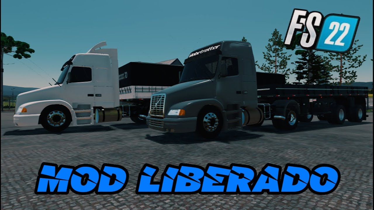 LIBERADO Mod do Volvo NH12 e NH 380 para PC Farming Simulator 22