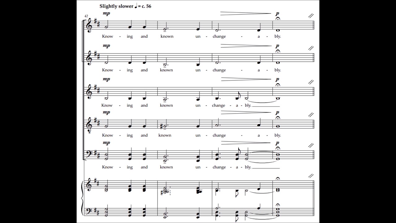If I Must Go | Thomas LaVoy [score video]