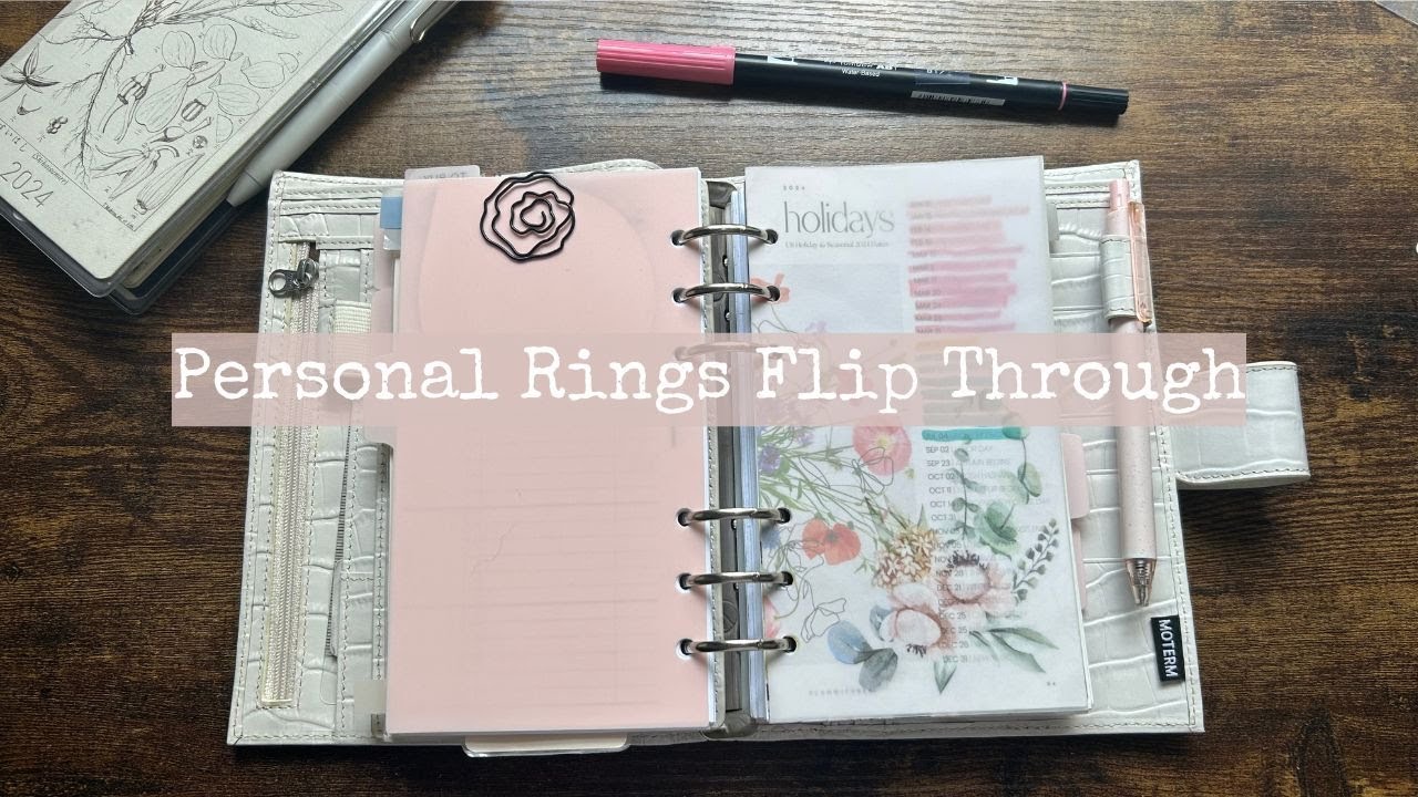 Personal Rings Flip Through | July Set-up