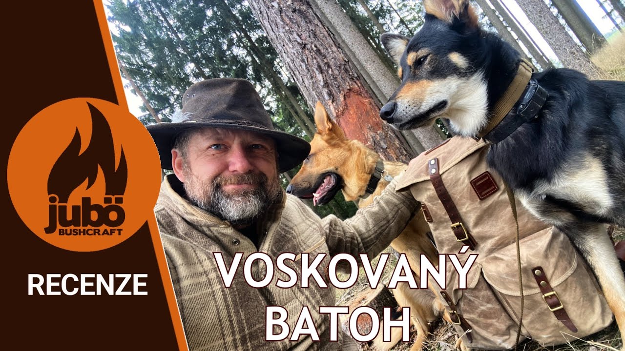 PO NĚKOLIKA LETECH POUŽÍVÁNÍ  : BATOH JUBÖ BUSHCRAFT VANDRÁK WAXED 45L
