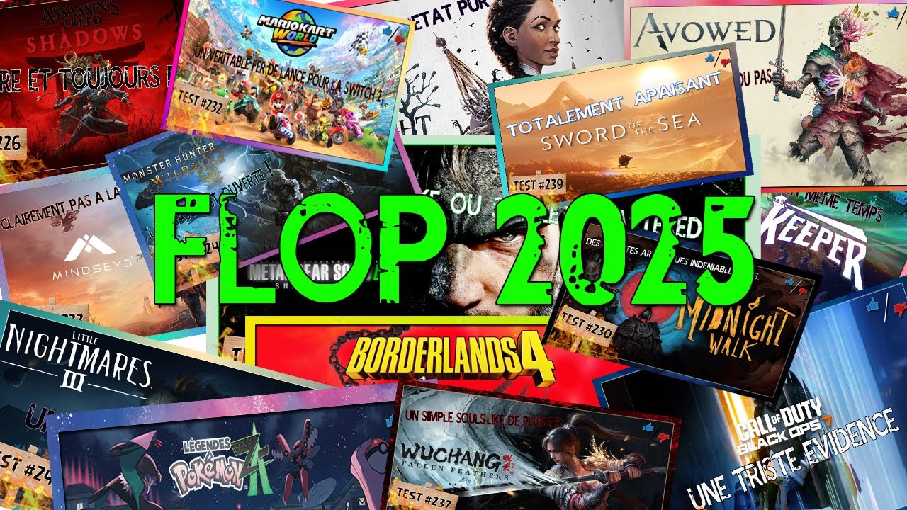 LES PIRES JEUX DE 2025 [FLOP GAMES 2025]