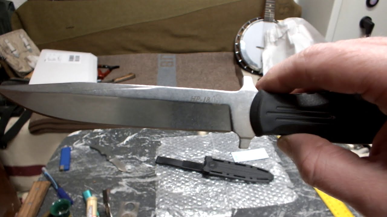 Unboxing Kizlyar NR-18 (HP-18) in english.