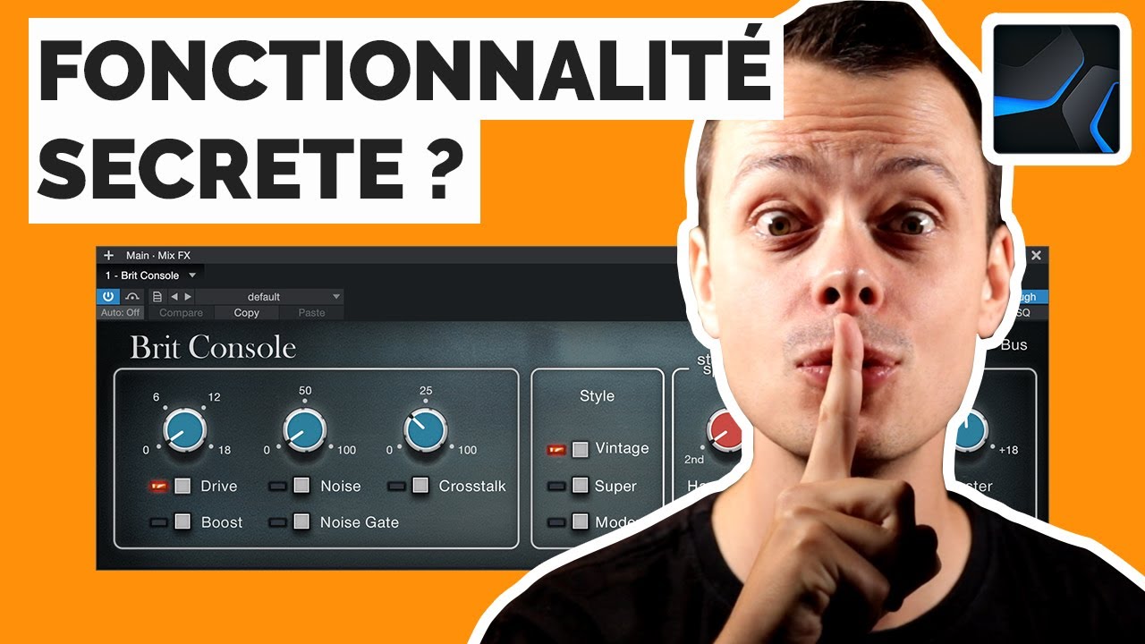 STUDIO ONE : La fonctionnalité SECRETE pour un SON ANALOGIQUE
