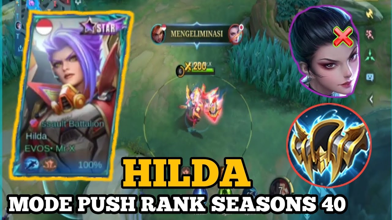 HILDA ROAM MODE PUSH RANK SEASONS 40 .#hildamlbb #hildaroamer2026 #hilda2026