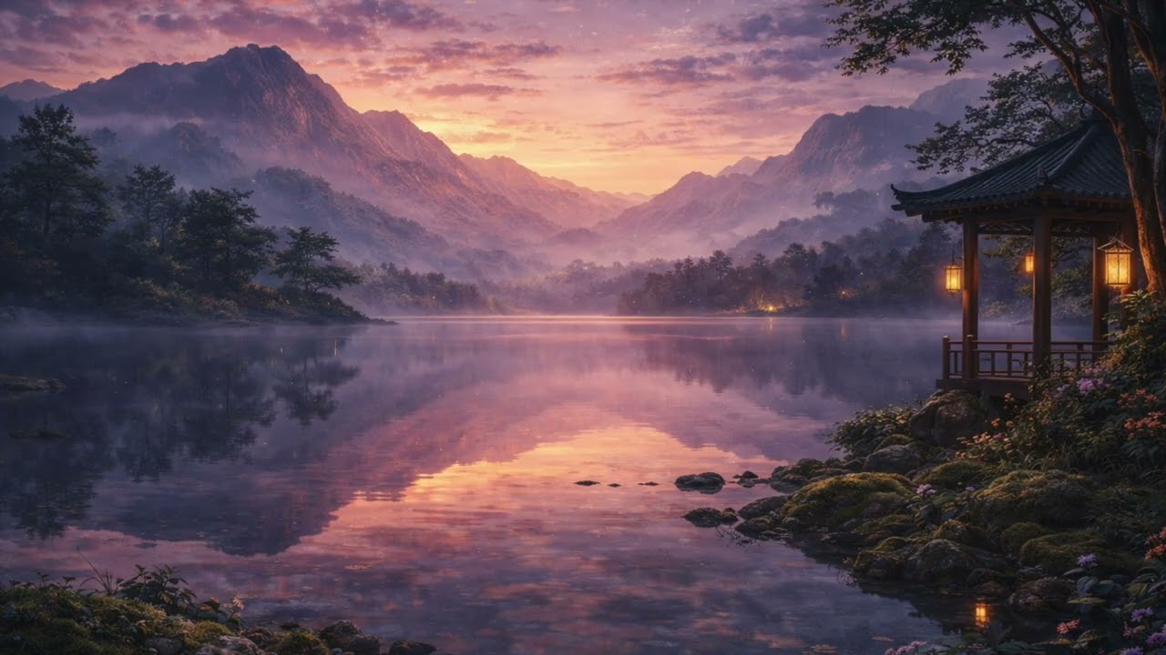 Lantern Garden Asia Lounge - Silent Lake - OneONaMilion, Relaxing Chillout Music
