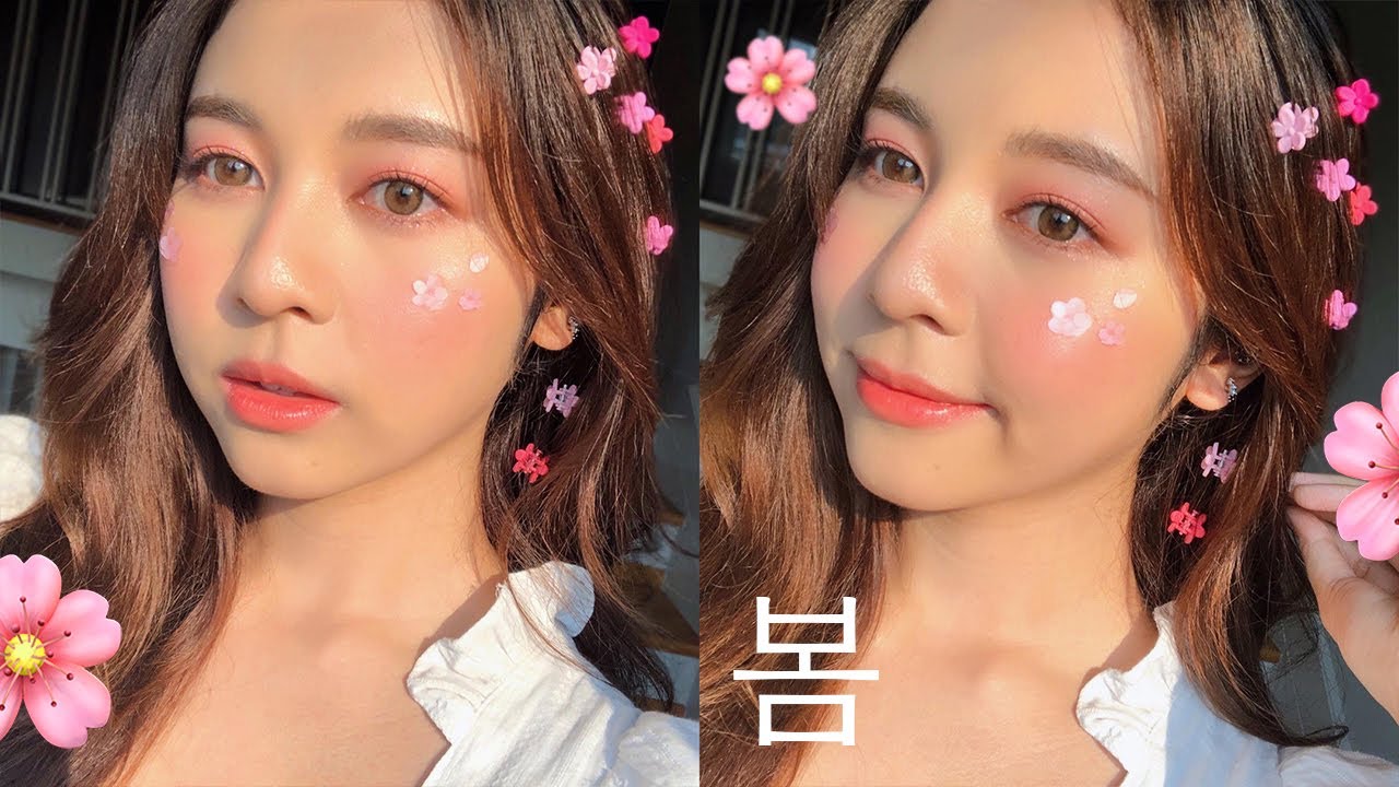 🌸spring makeup แต่งหน้าหวานๆสไตล์นางแบบเกาหลี 🌸| Babyjingko