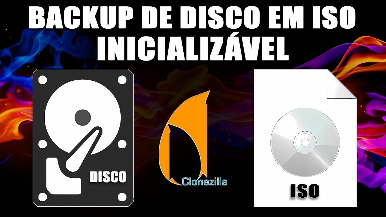 TUTORIAL PRÁTICO: Como criar cópia de um HD/SSD e gerar arquivo ISO inicializável pelo CloneZilla