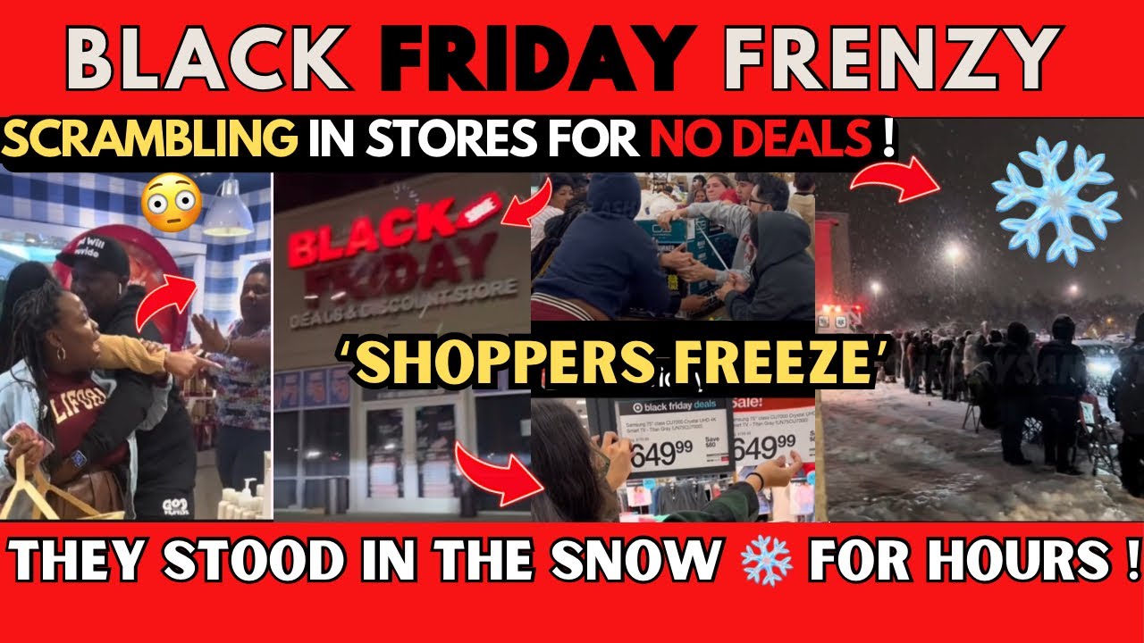 BLACK Friday FRENZY 🥶: Crowds in a Jam, Chasing One Big Scam | 2025 Edition