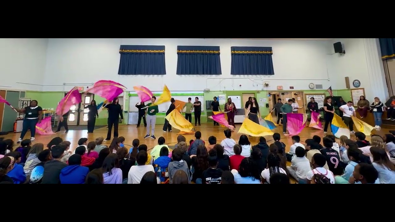 WOHS Adaptive Color Guard and Best Buddies at Redwood for IDD Month, March 9, 2026