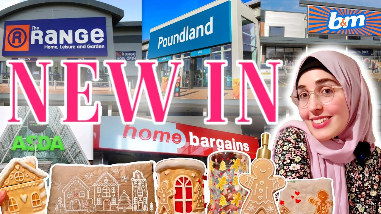 MASSIVE NEW IN 🤩 ASDA, POUNDLAND, HOME BARGAINS, B&M, THE RANGE ❄️ Christmas & Autumn Haul ⛄️
