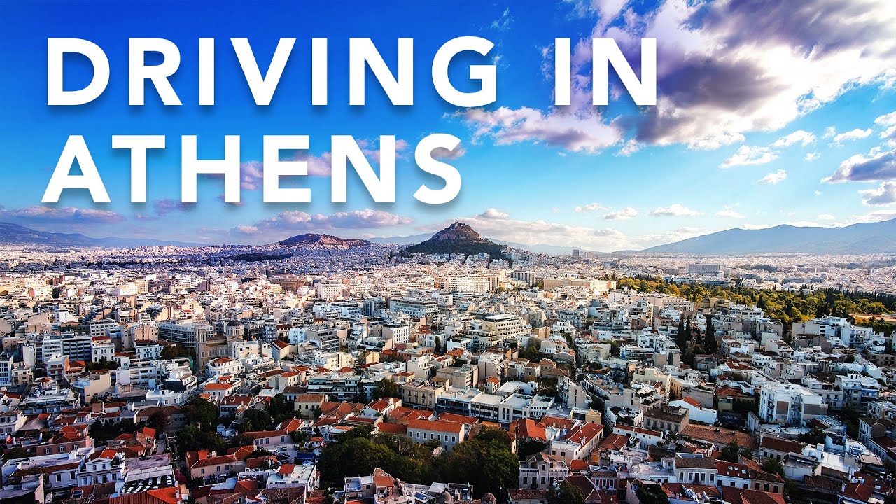 Driving in the city center - Athens (Greece)