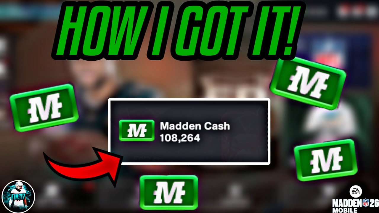 HOW I GOT 110K+ MADDEN CASH! WATCH THIS! Madden Mobile 26