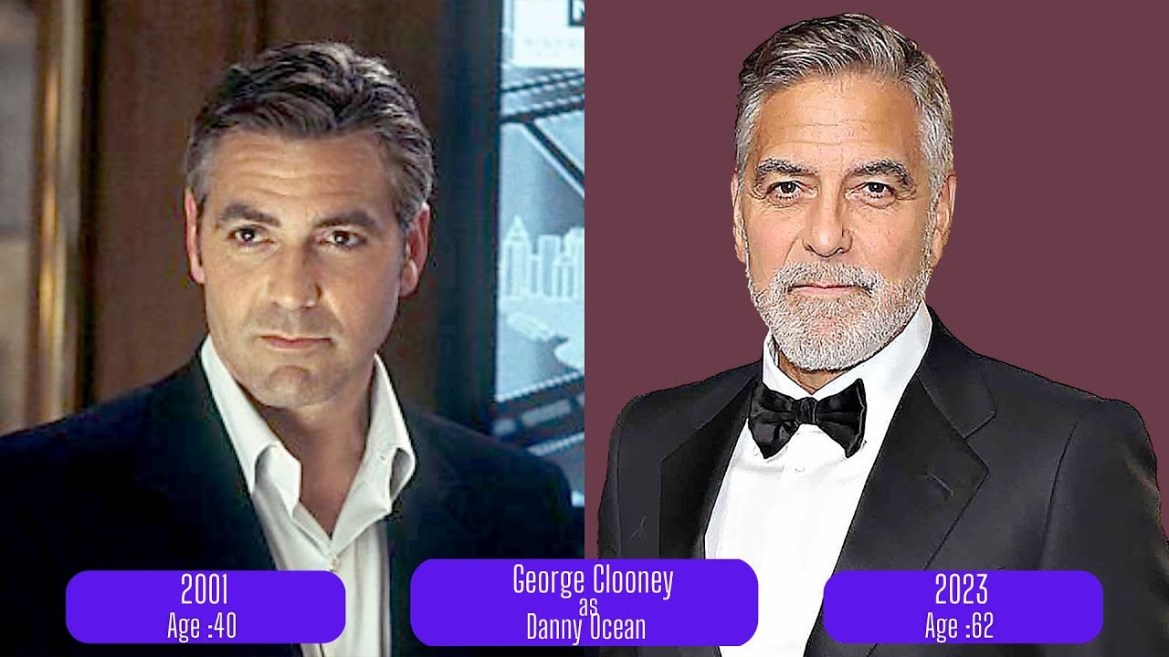 Ocean's Eleven 2001 Movie Cast Then and Now