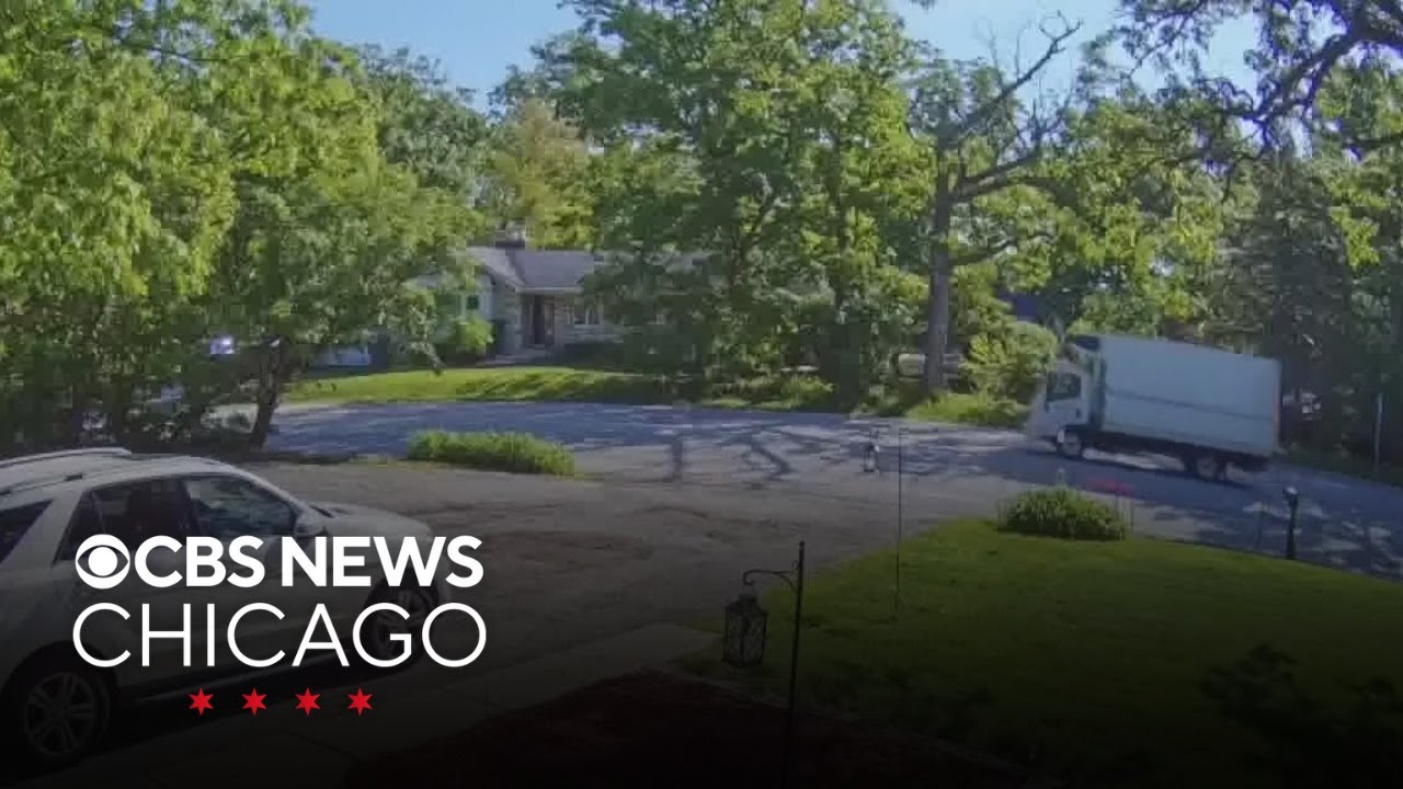 Video shows moment traveling box truck explodes in west suburban neighborhood
