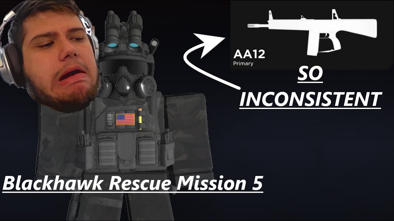 The AA12 is SO INCONSISTENT but really fun to use!! | Blackhawk Rescue Mission 5 |