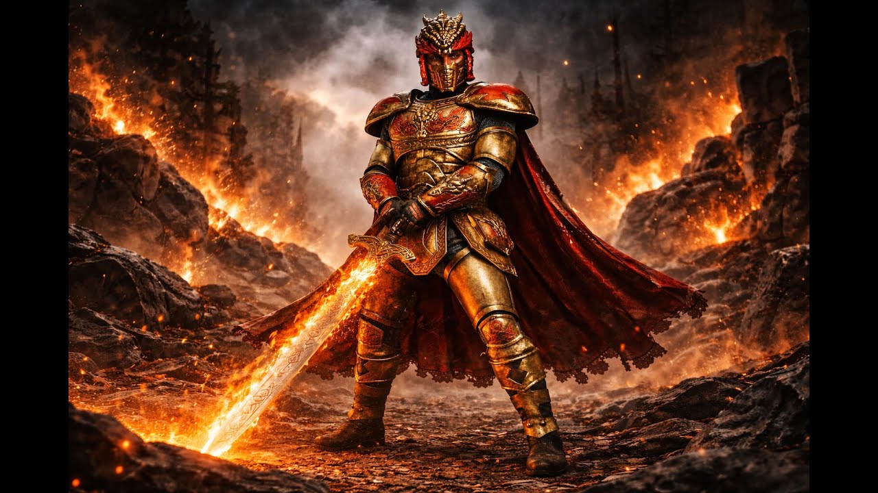 FIRE MYSTIC KNIGHT (ROHAN) 🔥 Celtic Fantasy Battle Music | D&D Role Music (1 Hour)