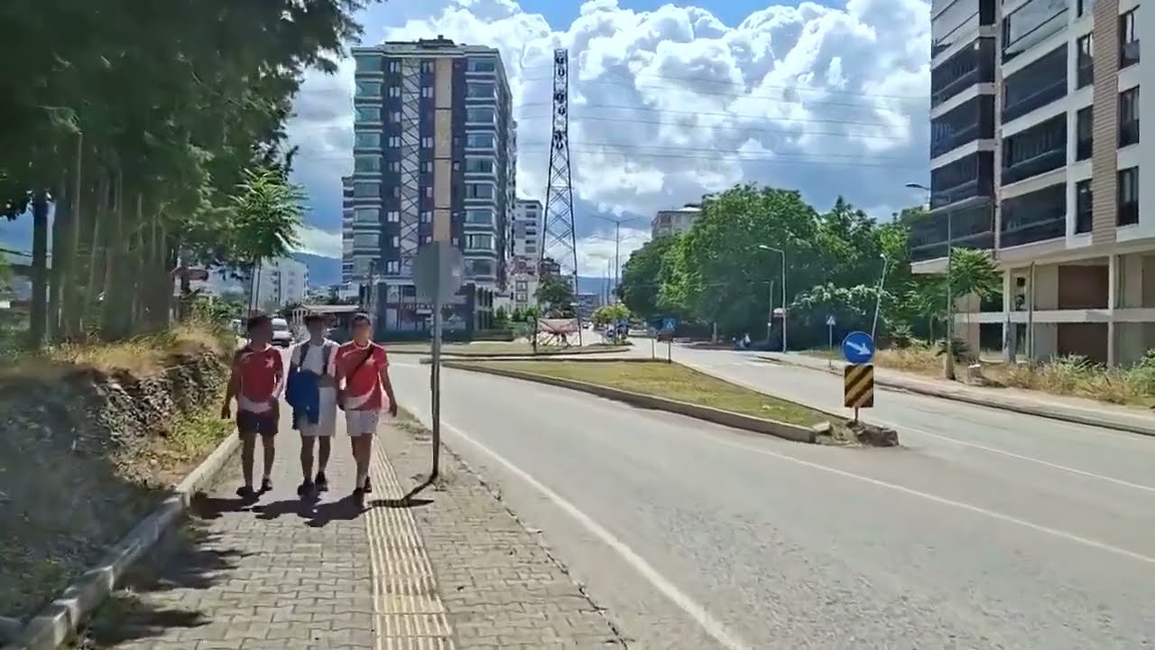 İlkadım Şehir Turu | Mert ırmağı kıyısında huzurlu y&uuml;r&uuml;y&uuml;ş #samsun