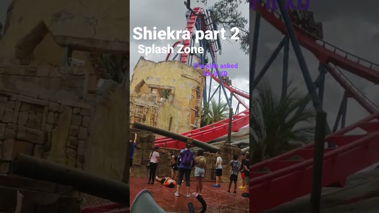 Splash zone: Shiekra Busch Gardens Tampa