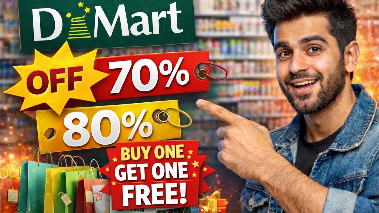D Mart Mega Sale 🔥 | Buy 1 Get 1 Free | Full Store Shopping  | 50–60% OFF 😱 | Best Budget Grocery