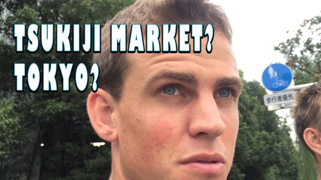 Finding Tsukiji Fish Market in Tokyo, Japan... kinda (w/ VASEK POSPISIL)