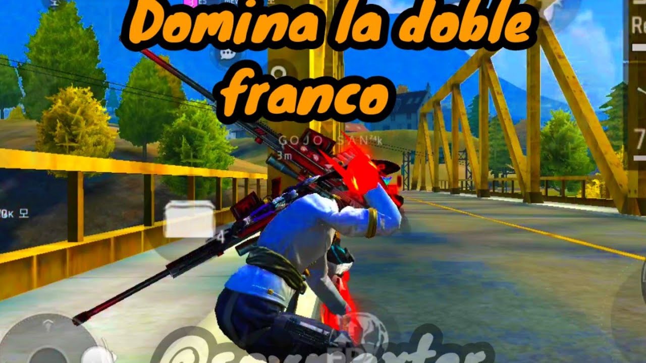 Cómo jugar a doble franco en celular free fire 😈 soporté