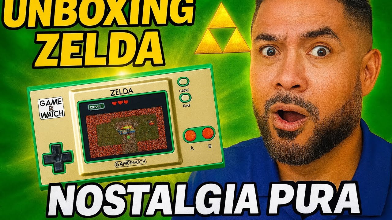 UNBOXING NINTENDO GAME & WATCH DE ZELDA  NOS  ATACA LA NOSTALGIA  #zelda #game&watch