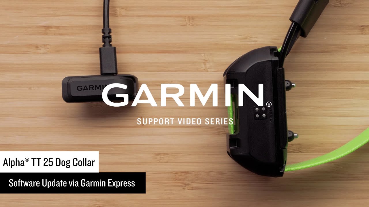 Garmin Support | Alpha&reg; TT 25 Dog Collar | Updating via Garmin Express