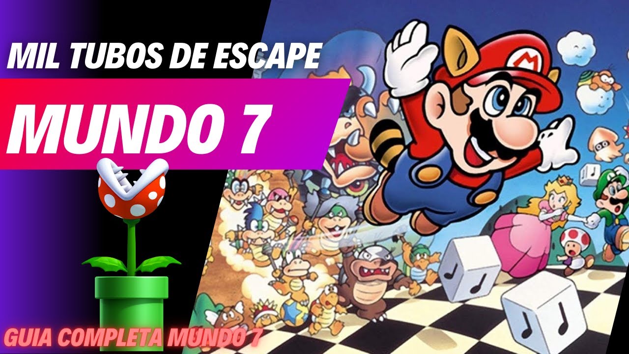 ¡CUIDADO! El Mundo 7 de Mario Bros es más DIFÍCIL de lo que piensas