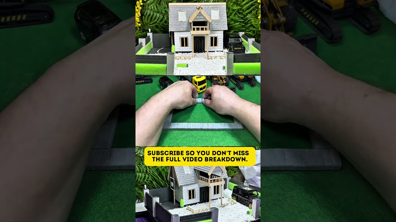 Watch This Tiny Construction Project Come To Life! #DIYMiniature #constructionchannel #MiniBuild