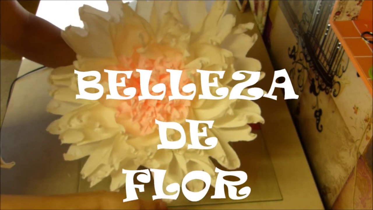 Como Hacer Flor Gigante de Papel Crepe | Luzka's Creations ✿