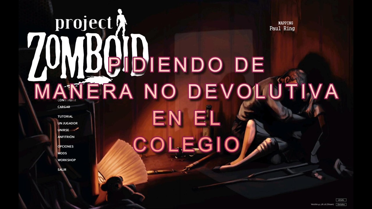PROJECT ZOMBOID T2 #2 PIDIENDO DE MANERA NO DEVOLUTIVA EN EL COLEGIO