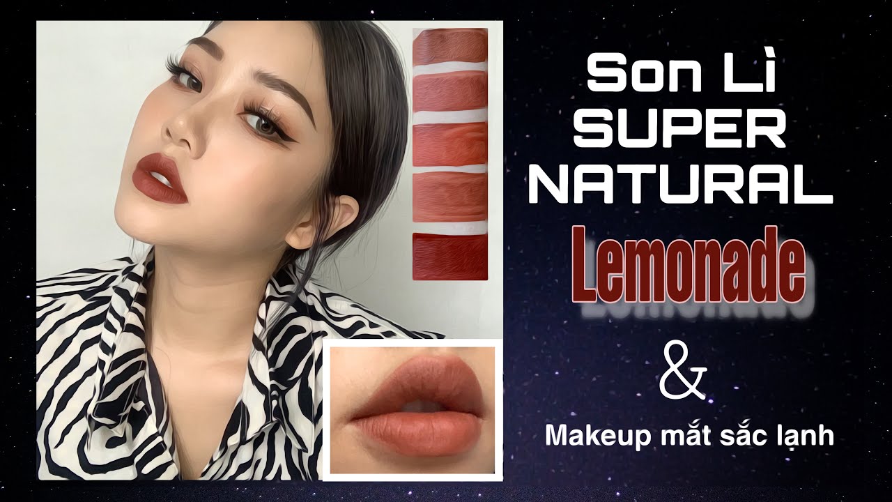 NEW!! Lemonade SuperNatural Lipsticks Review 🔯 Quyền lực v&agrave; Quyến Rũ 💜| Patee Makeup
