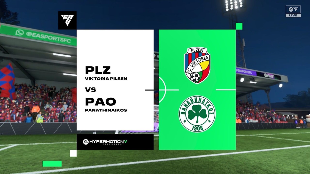 EA Sports FC 26 | Pilsen vs Panathinaikos - UEFA Europa League | Gameplay PS5