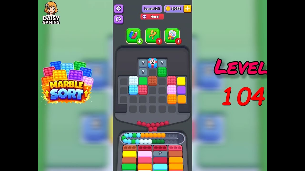 Marble Sort Level 104 Walkthrough