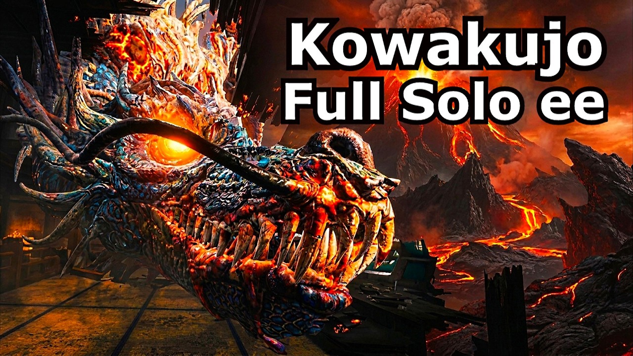 Kowakujo Easter Egg Solo No Gumballs | B07 Zombies EE Full Completion #callofduty #kowakujo