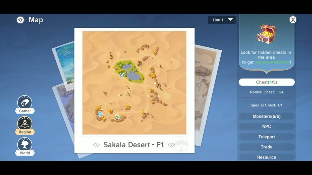 Legend Of Neverland: Sakala Desert-F1 All Chest