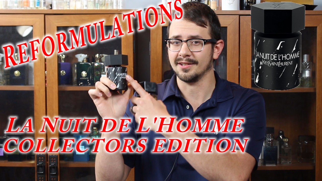 La Nuit De L'Homme Collectors Edition & Reformulation Comparison | 2014 Yves Saint Laurent La Nuit