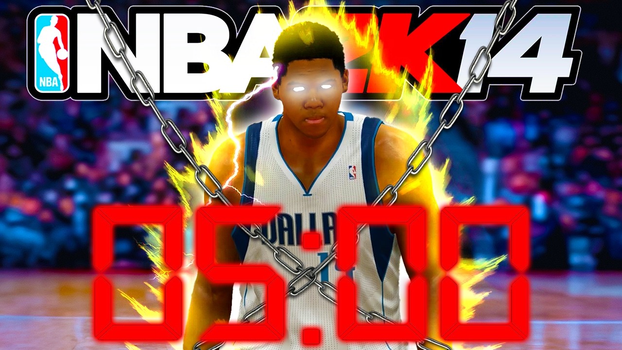 Играю в NBA 2K14, но не могу забить до 5:00 до конца 4-й четверти. #nba2k #gaming