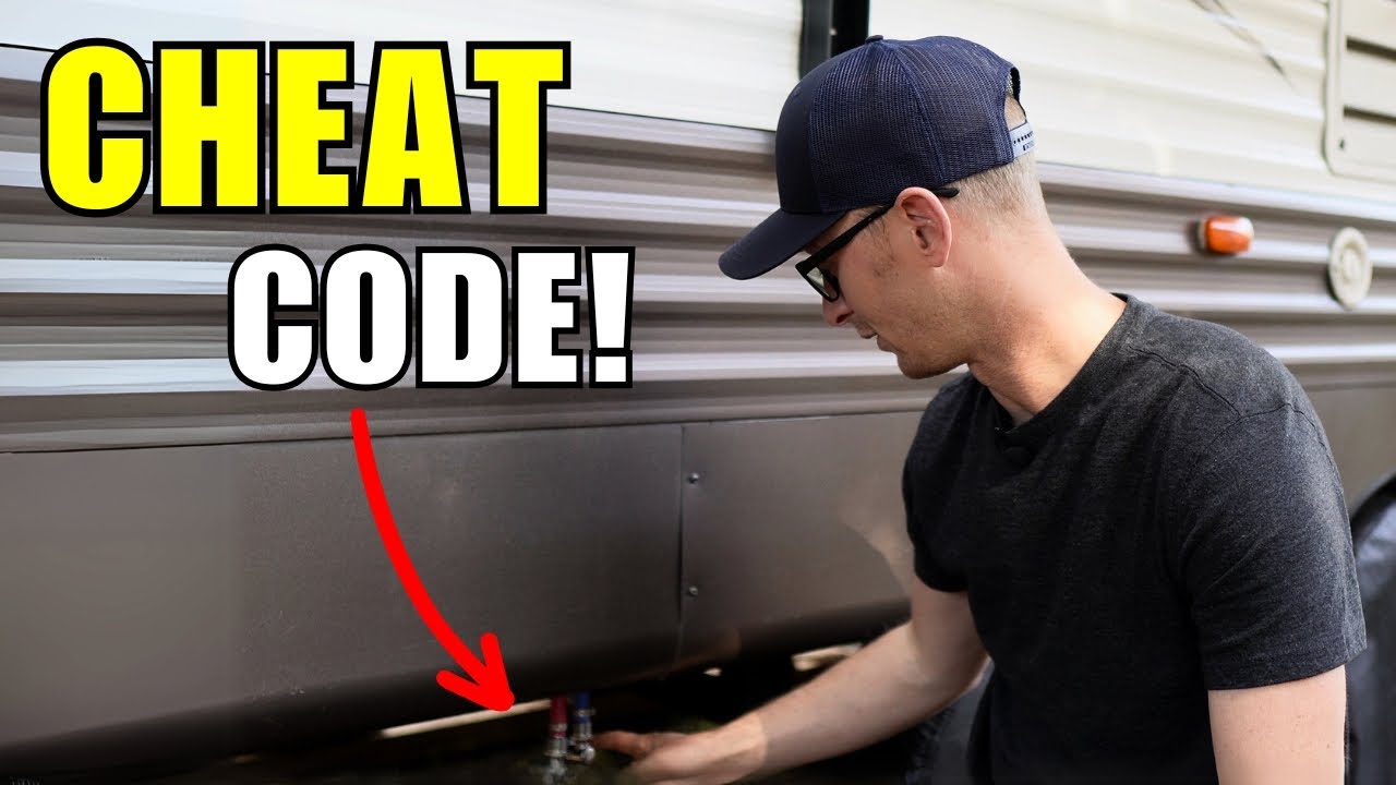 This RV Low Point Drain Mod is a Game-Changer for RVers!  (DIY Outdoor RV Sink)
