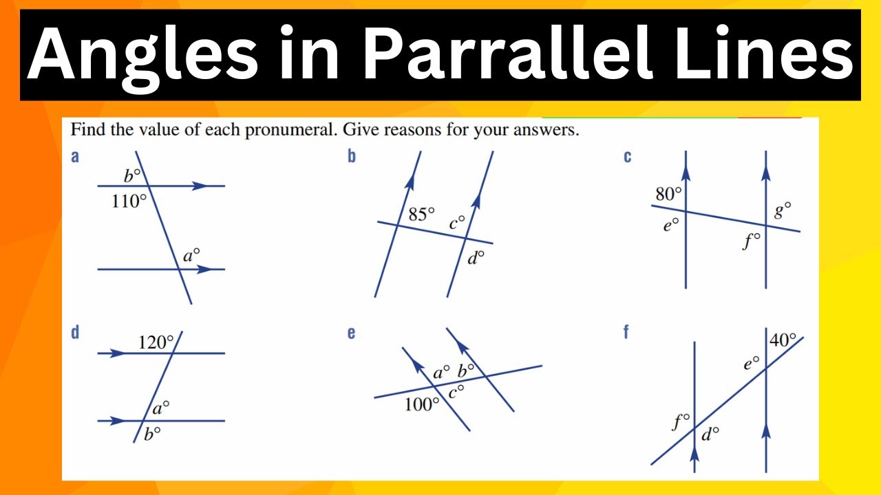 Types of Angles Explained (Finding Missing Angles)