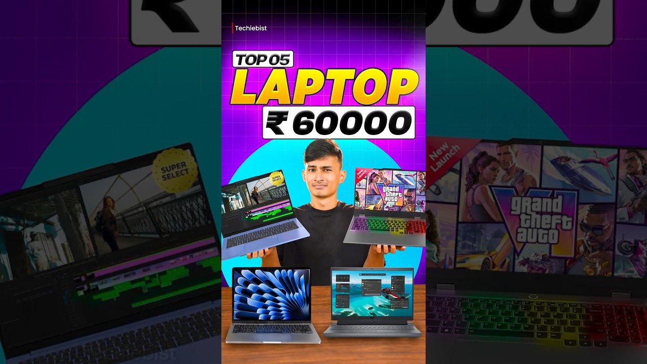 Best Laptops Under ₹60,000 for Gaming & Coding 💻🎮 #Shorts