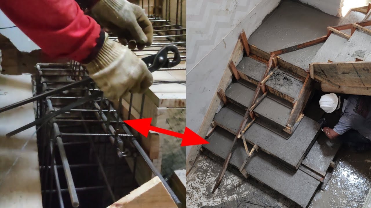 Como fazer o arranque de ferragem da escada!