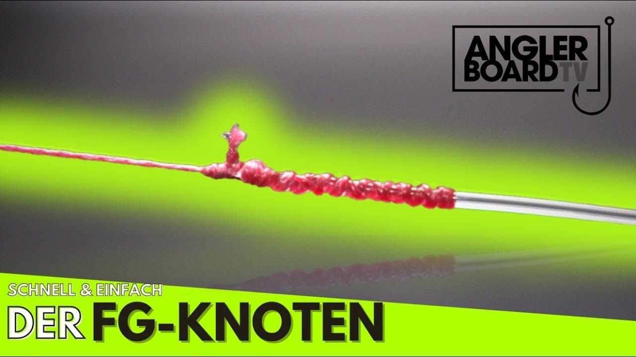 FG-Knoten - schnell, einfach und sicher | der stärkste Angelknoten | easy way to tie FG Knot