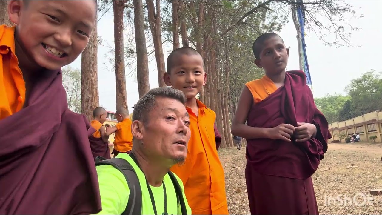 #Jinsey prayer ( fire puja ) #at Namdroling #Monastery, #Bylakuppe#Golden Temple#tibetan#vlogger#🙏⛩️