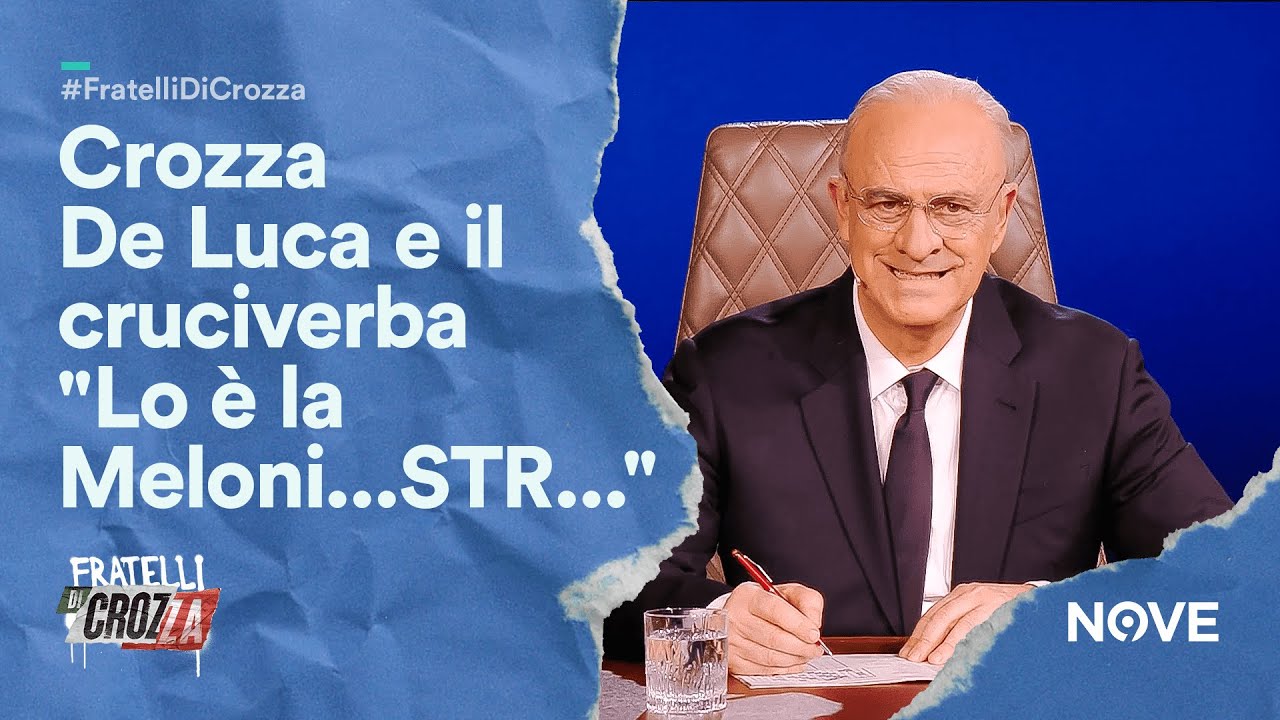 Crozza De Luca e il cruciverba 