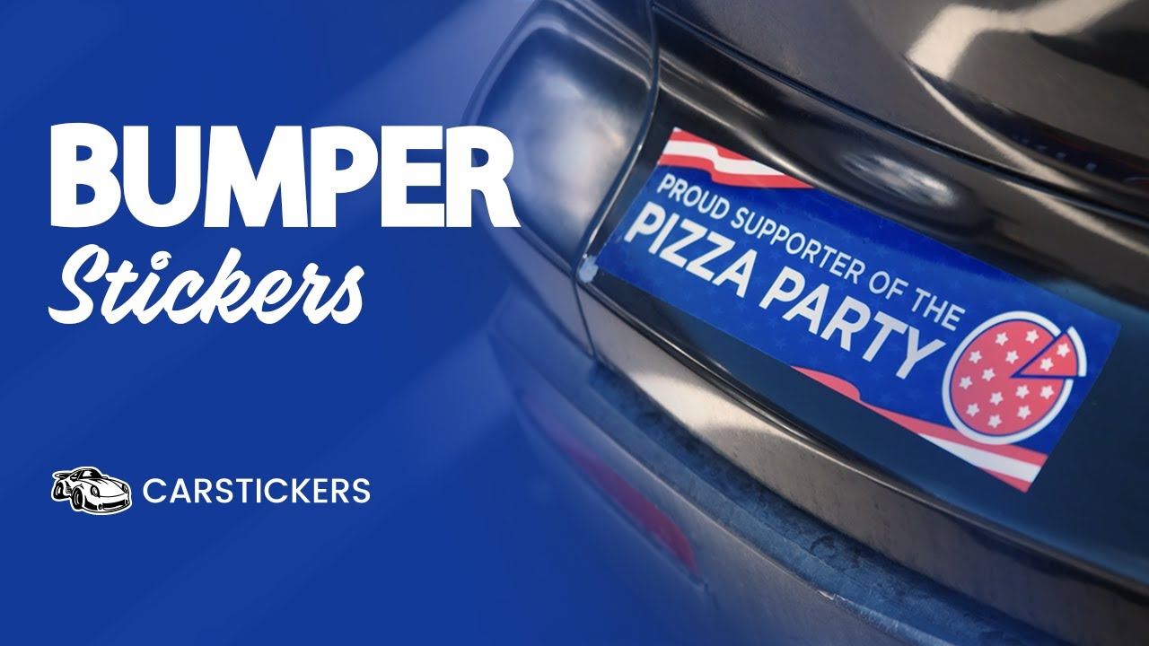 Bumper Stickers: Personalize Your Drive