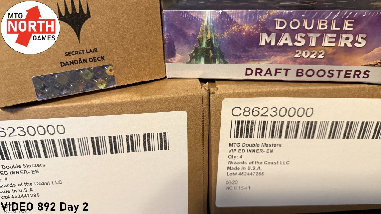 Double Masters Day for DANDAN! 2X2 HUGE Draft Box, VIP and M30 Pack Openings!